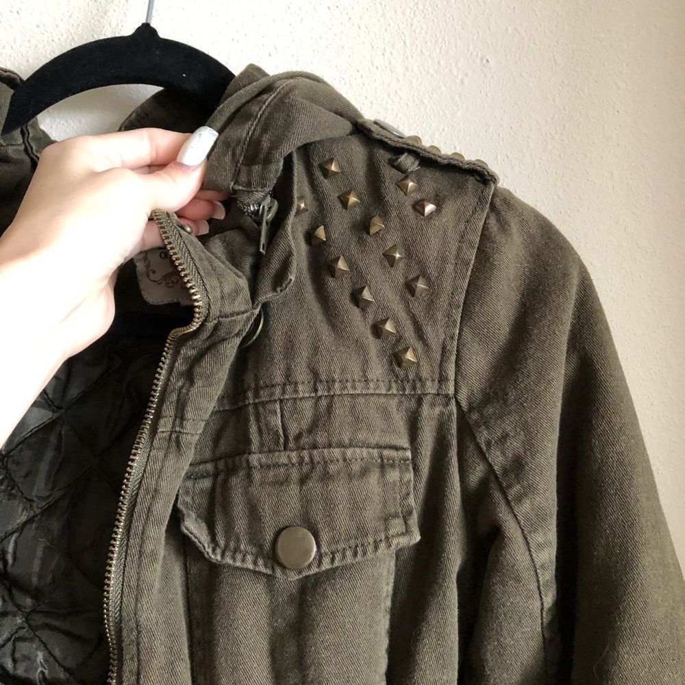 Green olive jacket - Picture 4 of 6